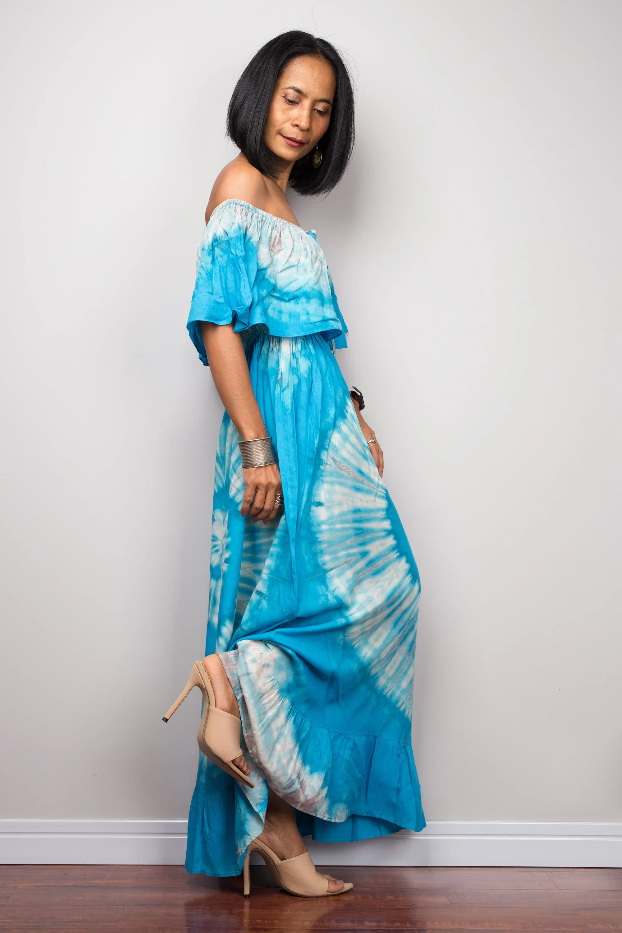 Tie Dye Drop Waist Dress