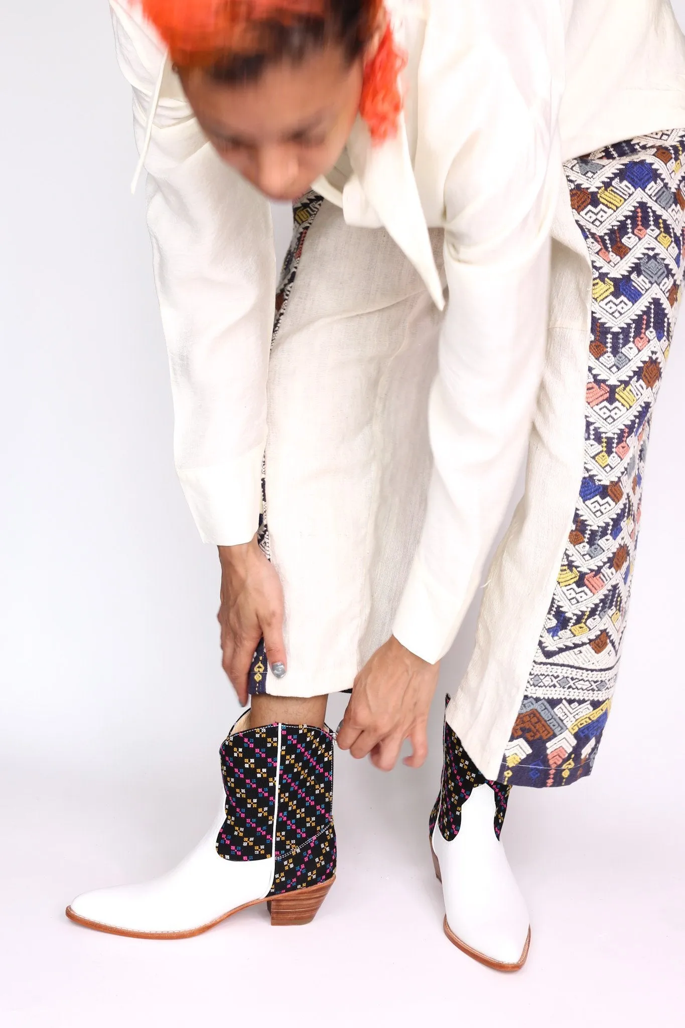 TRIBAL WOVEN FISHERMAN PANTS FIO