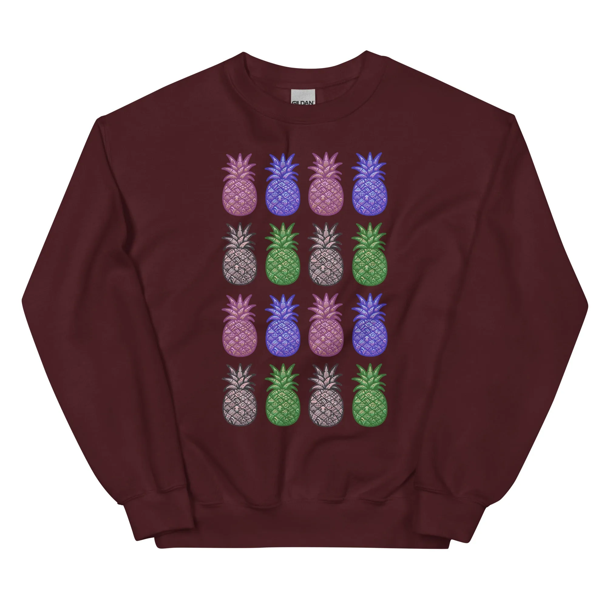 Vibrant Pineapples Unisex Sweatshirt