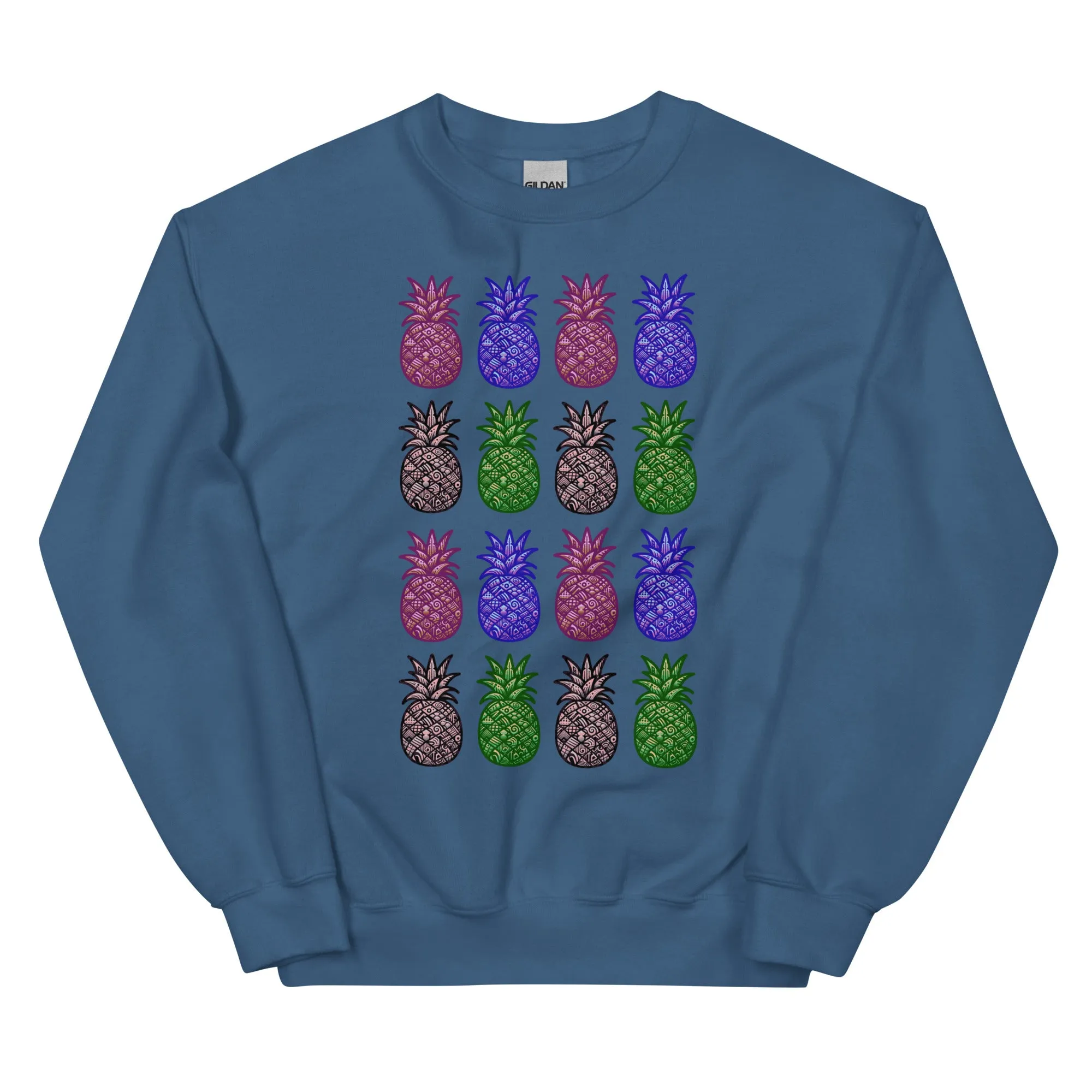 Vibrant Pineapples Unisex Sweatshirt