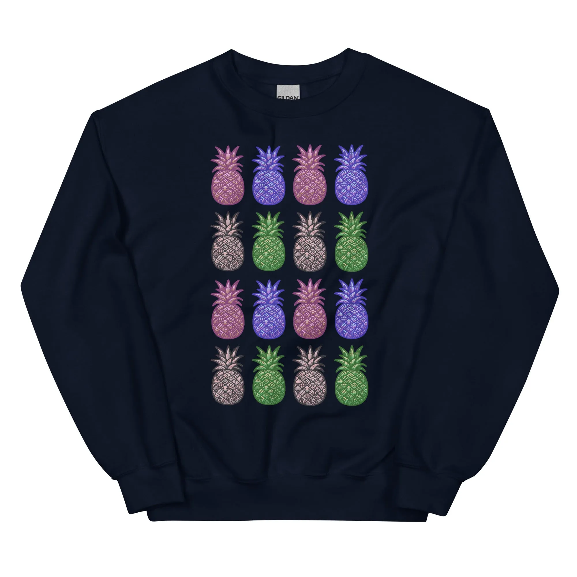 Vibrant Pineapples Unisex Sweatshirt
