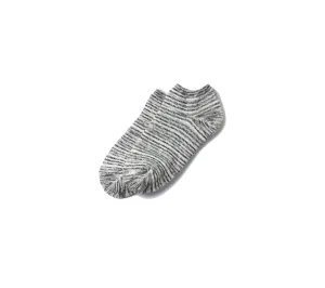Washi Pile Short Sock "Kasuri" | Rocks