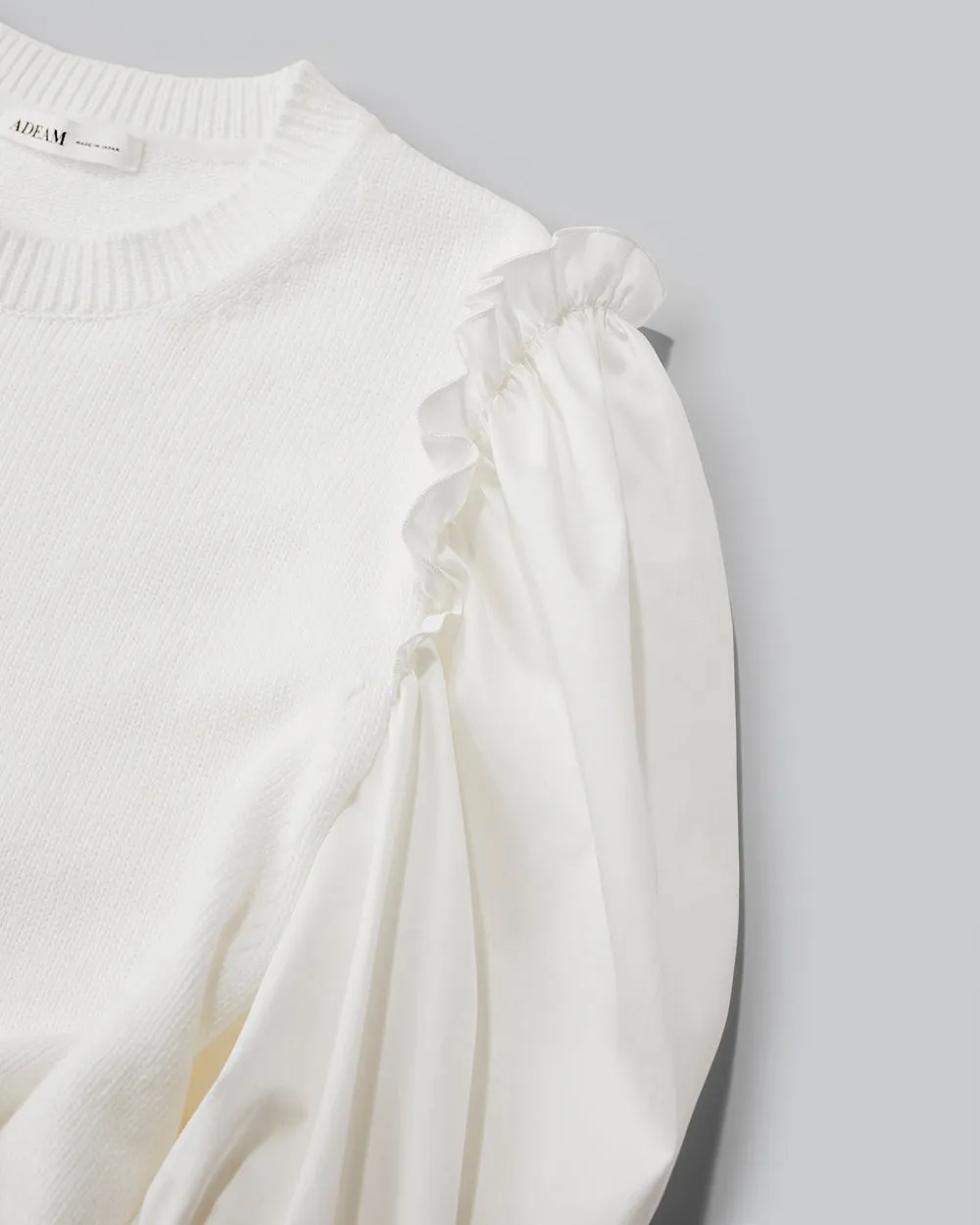 White Goldfish Knit Top