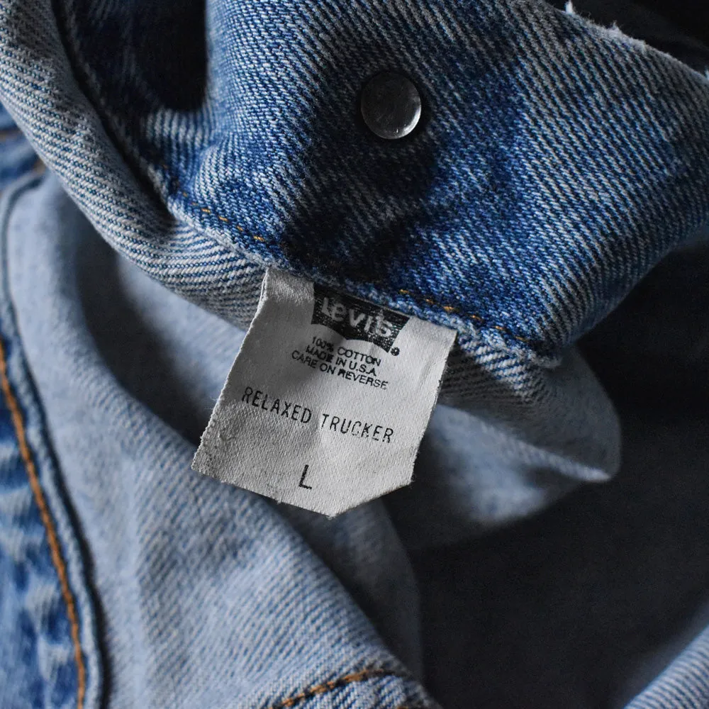 Y2K Levi's 70507-0389 "RELAXED TRUCKER" デニムジャケット USA製 241127