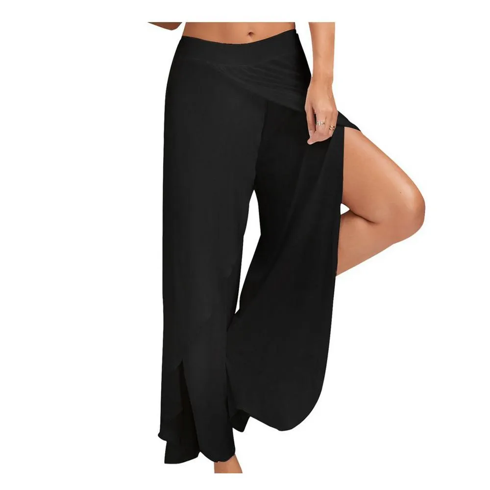 Yoga Wide Leg Loose Strap Low Waist Pants