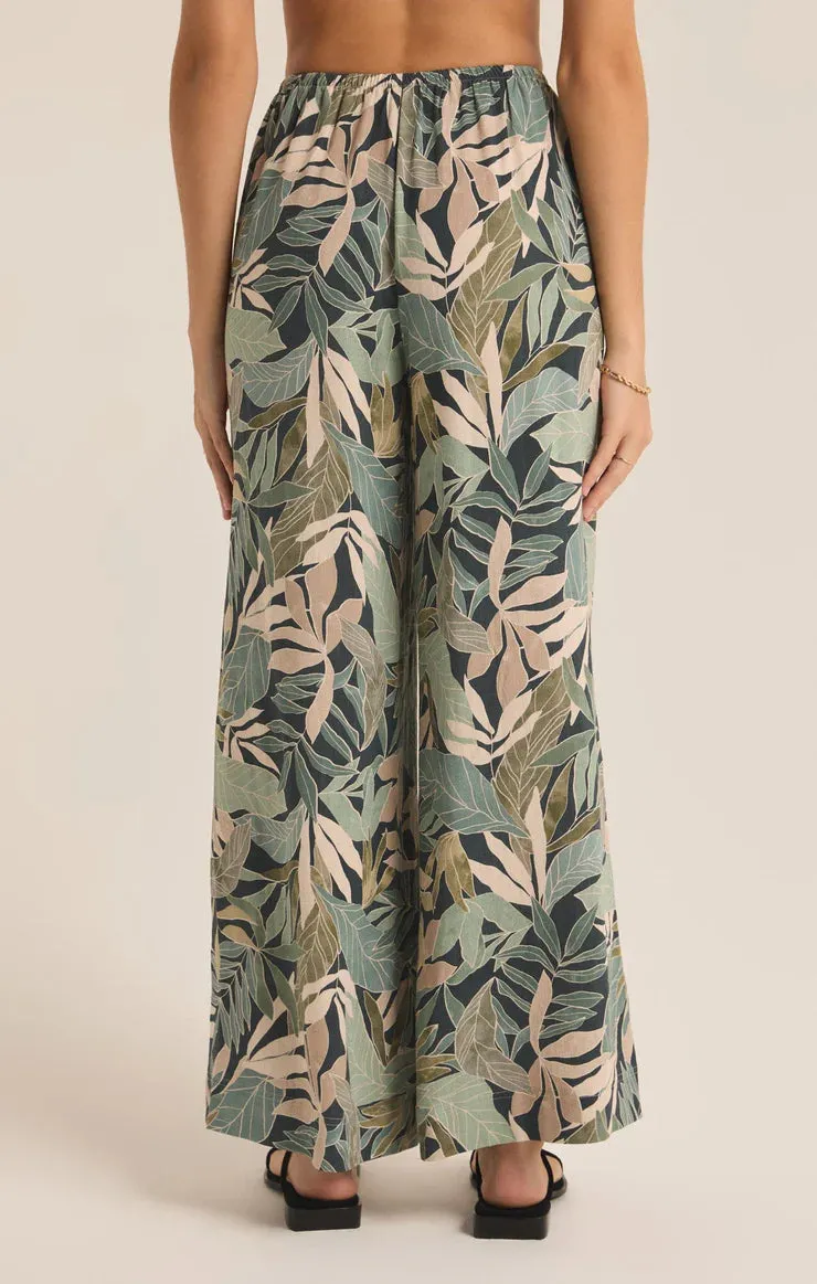 Z Supply Soleil Cusco Pant, Grape Leaf